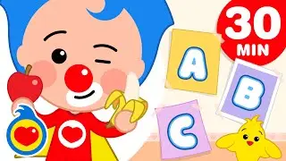 Apples and Bananas 🍎🍌Vowels & Numbers ♫ Playful Learning ♫ Plim Plim - The Kindness Hero (30 Min)