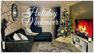 COZY HOLIDAY MAKEOVER/TOUR | APARTMENT FRIENDLY/SMALL LIVING ROOM | CHRISSY LOVE