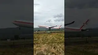 Garuda Indonesia Airbus A330 Retro Livery PK-GHD Takeoff to Jakarta #shorts