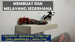 Membuat Rak Melayang Sederhana Minimalis Diatas colokan Listrik
