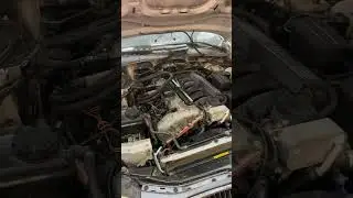 BMW после ремонта в гараже. Первый запуск 😆