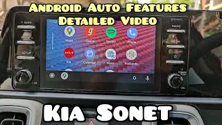KIA SONET 2021 Android Auto and Voice Commands | Best in Segment😍 | Cool Features | SONET HTK+ HTX