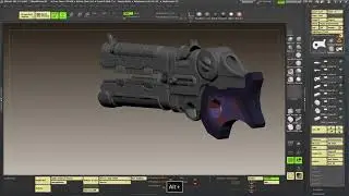 zbrush hard surface zmodeler Weapons Final