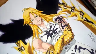 Drawing Demon King (in Meliodas' body) _ The Seven Deadly Sins