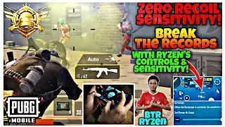 RYZEN NEW ORIGINAL SENSITIVITY / BEST 4 FINGER CLAW GYRO CONTROL SETTING M762/AKM 6x SCOPE NO RECOIL