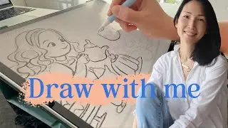 Vlog 6: Behind the scenes of an animal tea party illustration