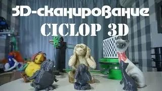 3D scanning: Ciclop 3D scanner and CloudCompare software