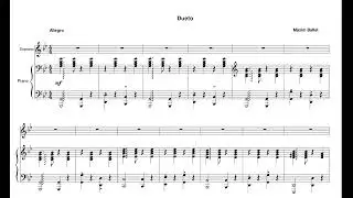 Duetto for Trumpet and Piano (Composed at 17)