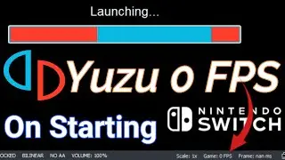 Yuzu 0 FPS freezes On Starting