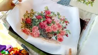 Вышивка крестом:вышивальщицы у меня в гостях! Много вышивки