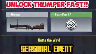 *NEW* HOW TO UNLOCK UNLOCK/GET THUMPER IN COD MOBILE NEW SEASONAL EVENT | CODM SEASON 9