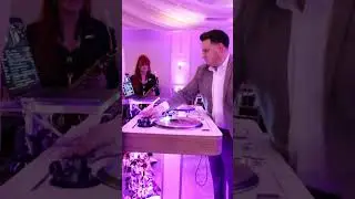 Playing wedding music with the Jonas Brothers saxophonist Gabi Rose 🎷 