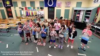 "Scarily We Troll Along" recorder piece from MusicK8.com