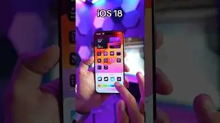 iOS 18 Com NOVAS FUNÇÕES DE PERSONALIZAÇÃO! #apple #iPhone #onloading #ios18