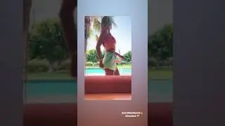 Şeyma Subaşı havuz başında dans etti 