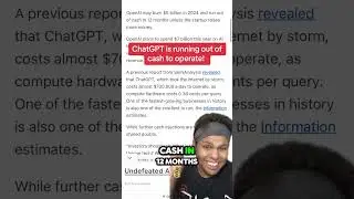 ChatGPT runs the risk of going bankrupt #chatgpt #bankruptcy #ai #venturecaptial #privateequity