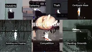 RainWorld all SURVIVOR challenges (1-7)