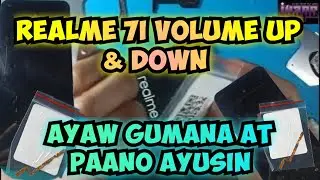REALME 7i VOLUME UP & DOWN NOT WORKING ISSUES