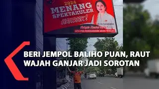 Beri Jempol Baliho Puan, Raut Wajah Ganjar Jadi Sorotan