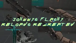 johnny silverhand reloads and animations in BONEWORKS and more / cyberpunk 2077