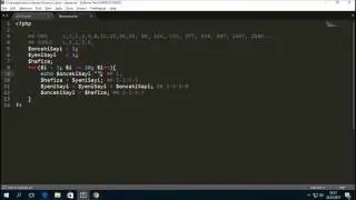 PHP - Fibonacci Sayı Dizisi