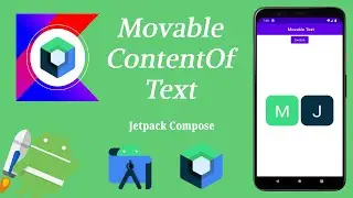 How to Make Movable ContentOf Text in Jetpack Compose | Android | Kotlin | Make it Easy