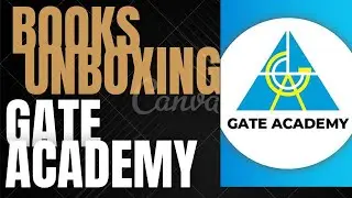 GATE ACADEMY BOOKS UNBOXING||