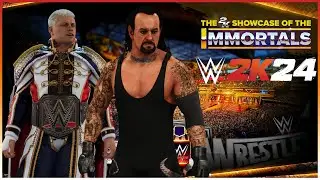 WWE 2K24 Showcase - Playing WRESTLEMANIA'S FINEST Until I Beat It