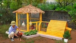 How turn scrap wood into amazing 2in1 chicken coop