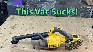 But not in the good way!  Dewalt  DCV501HB 20V Vacuum Review.