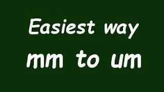 ✅ Convert Milimeter to MicroMeter (mm to micro m) - Formula, Example, Convertion Factor