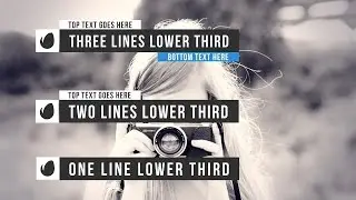 Simple Lower Thirds - After Effects