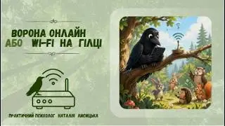 Казка про залежність від телефона. Ворона онлайн або Wi Fi на гілці