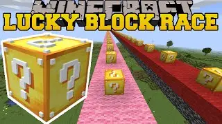 Minecraft: INSANE LUCKY BLOCK RACE - Lucky Block Mod - Modded Mini-Game