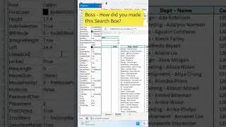 Search box with filter 