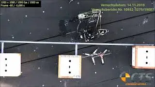 Versuch 2a und b: Anprallversuch zum Projekt FE 03.0514/2014/FRB