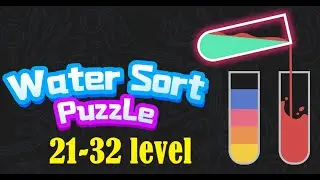 #21-31level Water Sort Puzzle Color Sorting Game All Levels Gameplay Android,ios  #Watersortpuzzle