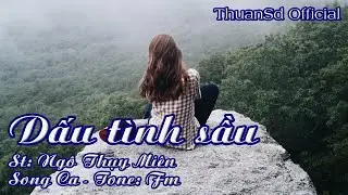 Karaoke Song Ca Dấu Tình Sầu | ThuanSd Official