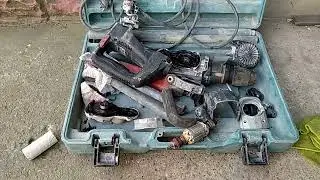 Перфоратор Makita HR4001C .Обзор поломки ротора /якоря/. Разборка и констатация.