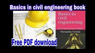 Basic knowledge in civil engineering book PDF (free download)