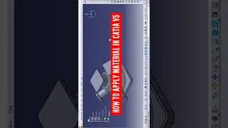 how to apply material in catia v5 | how to assign material in catia v5 | catia v5 tutorial