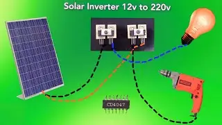 How to make sine wave solar inverter