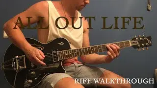 How to Play: SLIPKNOT - All Out Life (Riff Walkthrough)
