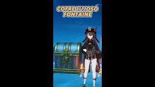 Localización Cofre Lujoso en Fontaine - Genshin Impact #shorts