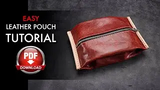 How to make a simple leather pouch