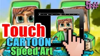 🎨 cartoon minecraft // medibang paint pro speedpaint