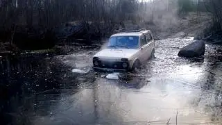 Ледовое побоище!!! НИВЫ против ЛЬДА!!!!