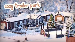 Cozy Trailer Park 🎄 || The Sims 4 Speed Build