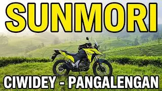 sunmori vstrom 250sx dari gambung ciwidey ke pangalengan #motovlog