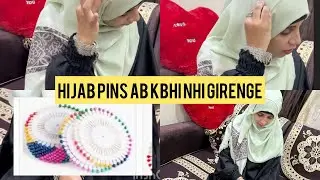 Hijab pins || hijab pins kese lagaein